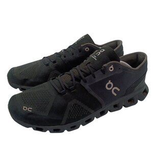 On Cloud Shoes Mens Size 12.5 Black Lightweight Swiss Running Athletic Sneakers